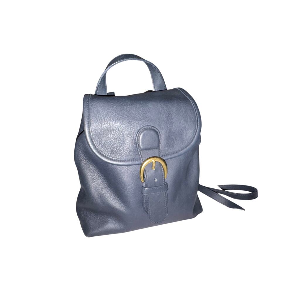 Never used Butterly soft Navy Coach mini backpack glove tanned leather - Picture 10 of 16